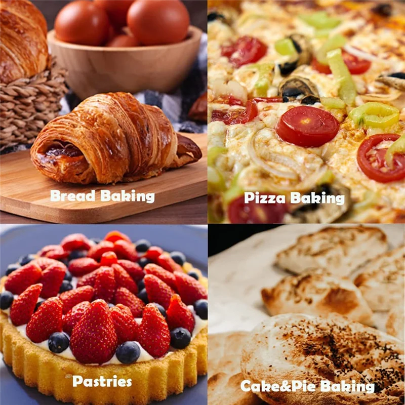 Tappetino da forno per forno olandese per la cottura del pane, imbracatura per pane antiaderente, manico lungo per un trasferimento più facile del lievitazione naturale, 2 pezzi