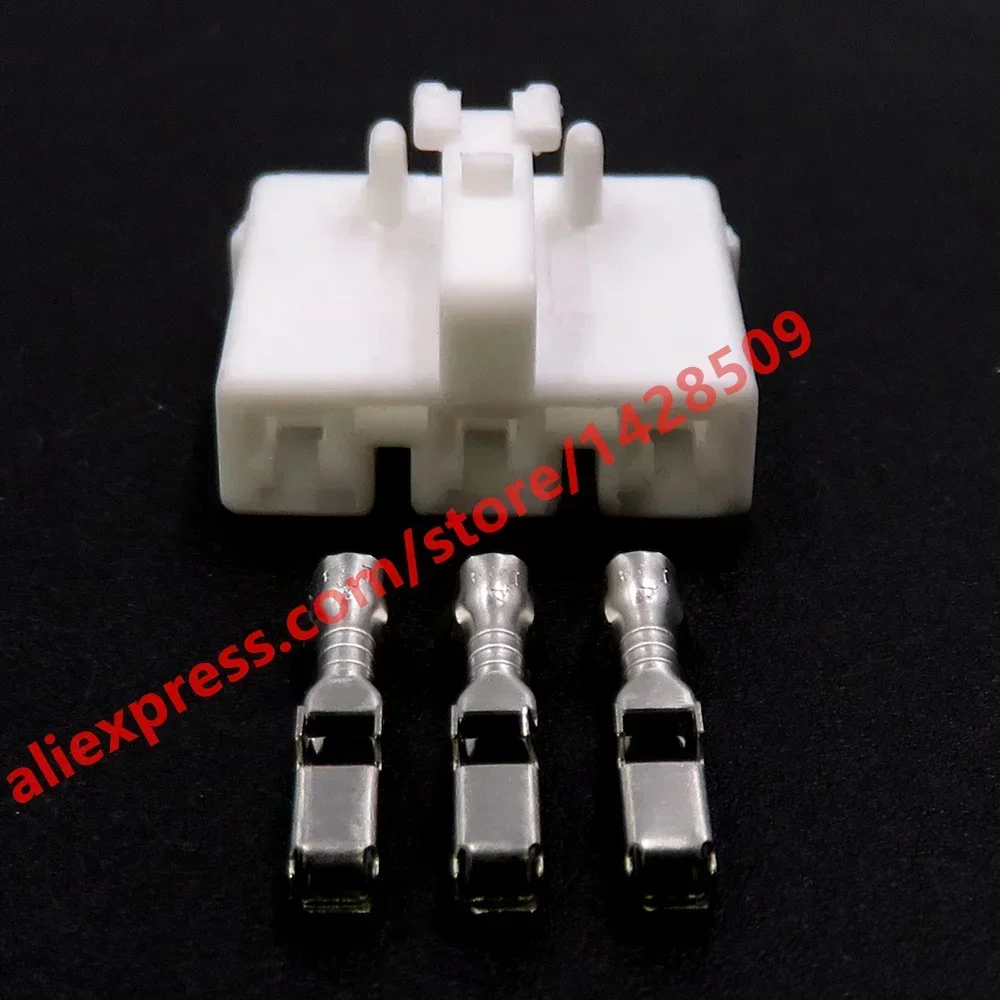 1 Set 3 Pin 7283-1132 Car Wiring Terminal Connector 2.2 Series Automobile Electric Wire Unsealed Socket
