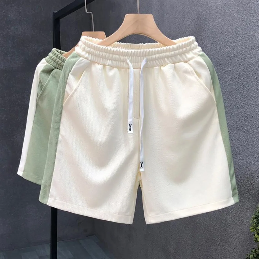 ที่มองไม่เห็นเปิดเป้ากลางแจ้งเพศแนวโน้มหลวม High Street เสื้อผ้ากางเกงขาสั้นผู้ชายกีฬาสั้นกางเกงสบายๆกางเกงเร้าอารมณ์