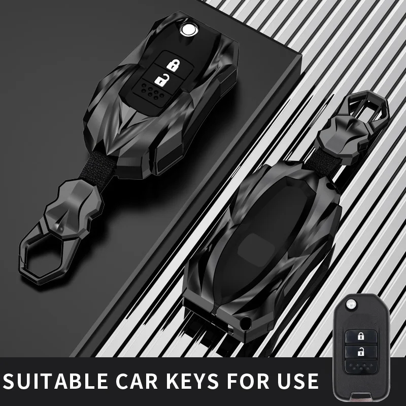 

Fit for Honda car key bag cover buckle ring case Accord Civic CR-V HR-V HRV Crider Jade Odyssey City