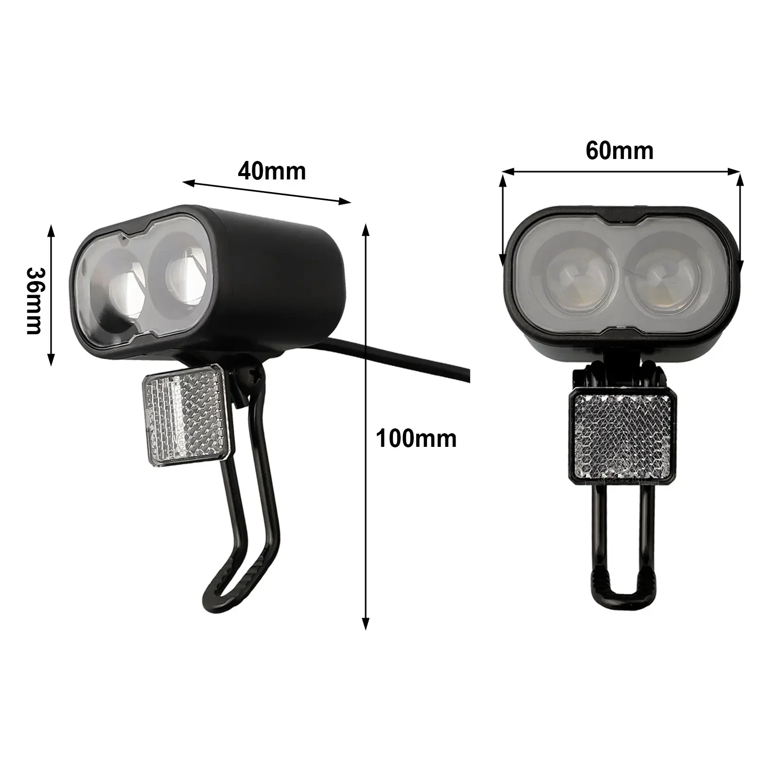 DH007P Model Cycling Lighting Headlight 4W Power Water resistant Design Lightweight and Portable Suitable for All Cyclists