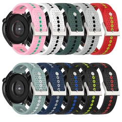 20mm 22mm Silicone Strap Sport Waterproof Bracelet Watch Band For Samsung Galaxy Galaxy Watch5 44mm 40mm For Suunto 9 Peak Pro