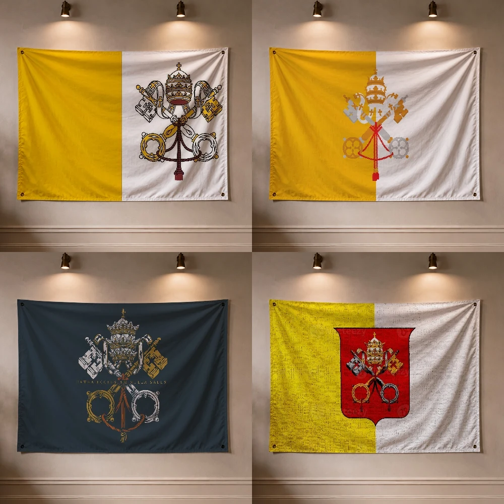 Vatican banner Flag Decoration Outdoor Picnic Party Art Hanging Home Camping Party Banner