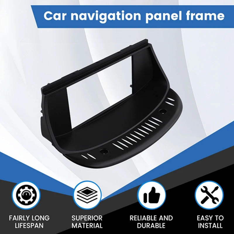 7 Inch Car Frame Fascia Adapter Android Radio Dash Fitting Panel Kit For BMW E60 E61 E63 5 Series 2010