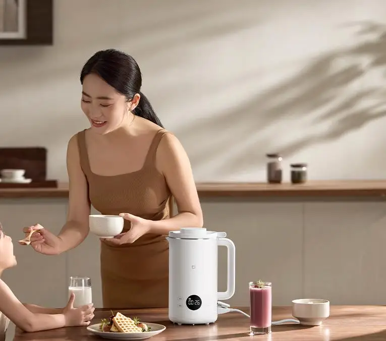 Original xiaomi mijia soybean milk machine home automatic free cooking free filter auxiliary food juicer wall breaking machine