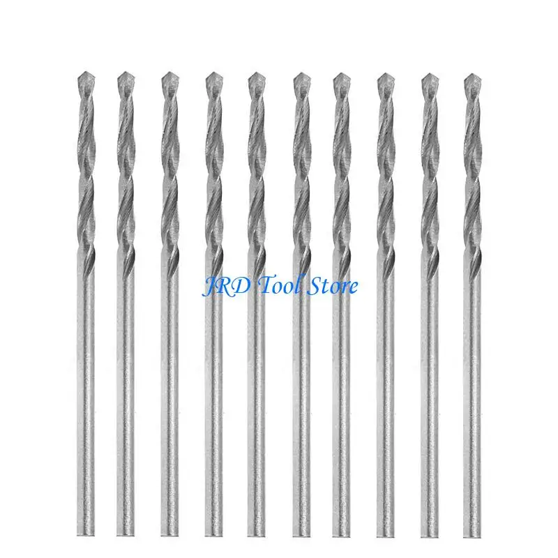 A2UD Multifunzione 10pcs Tiny Micro HSS 0,8 mm Spilla dritta Twist Bit perforazione