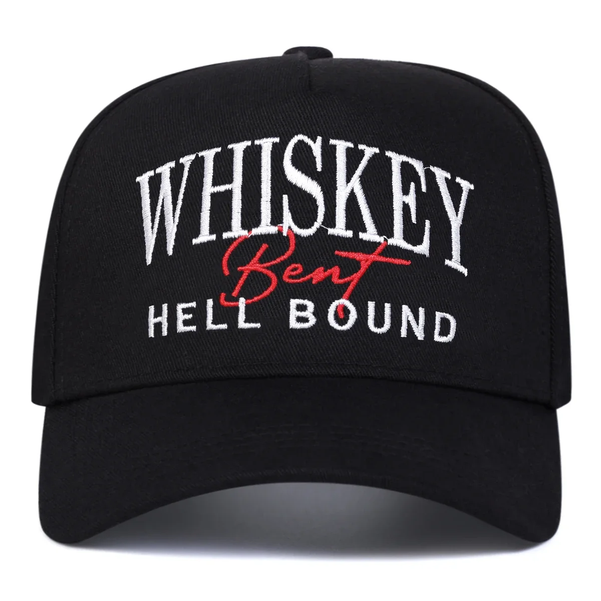 Unisex WHISKEY Letter Embroidery Baseball Caps Spring Autumn Outdoor Adjustable Casual Hats Sunscreen Hat Sports Cap