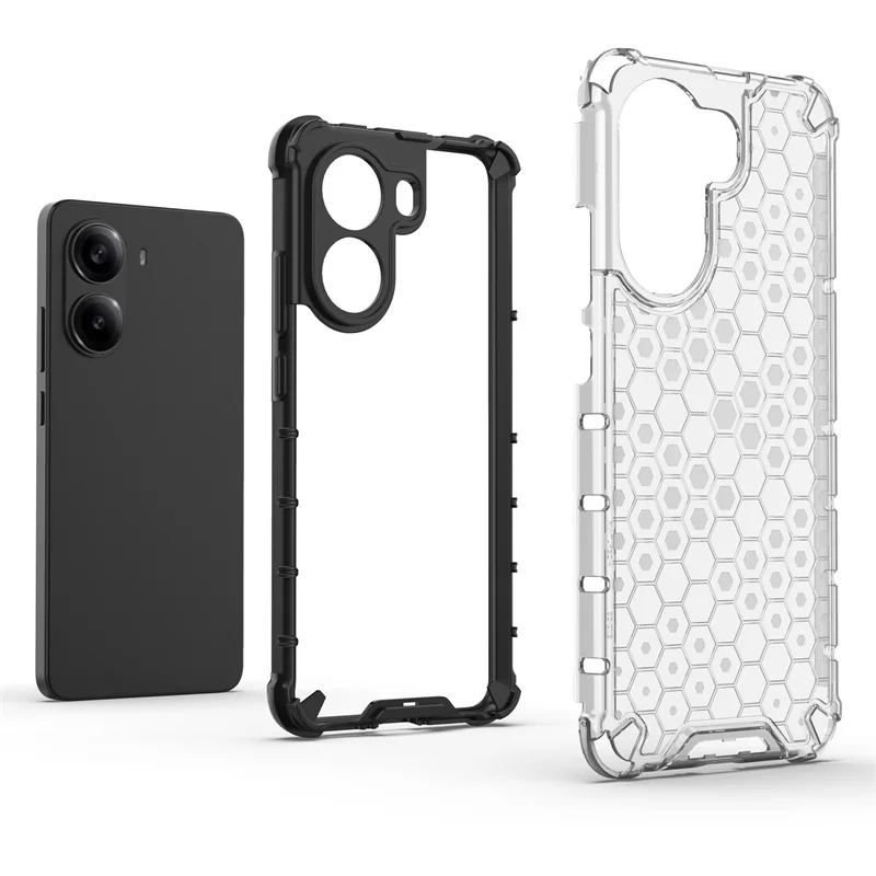 حافظة لهاتف Xiaomi Poco X7 Pro 5G مقاومة للصدمات هجينة من البولي يوريثان PC حافظة هاتف شفافة لهاتف Poko Poxo Pocco Little X 7 Pro X7Pro 5G