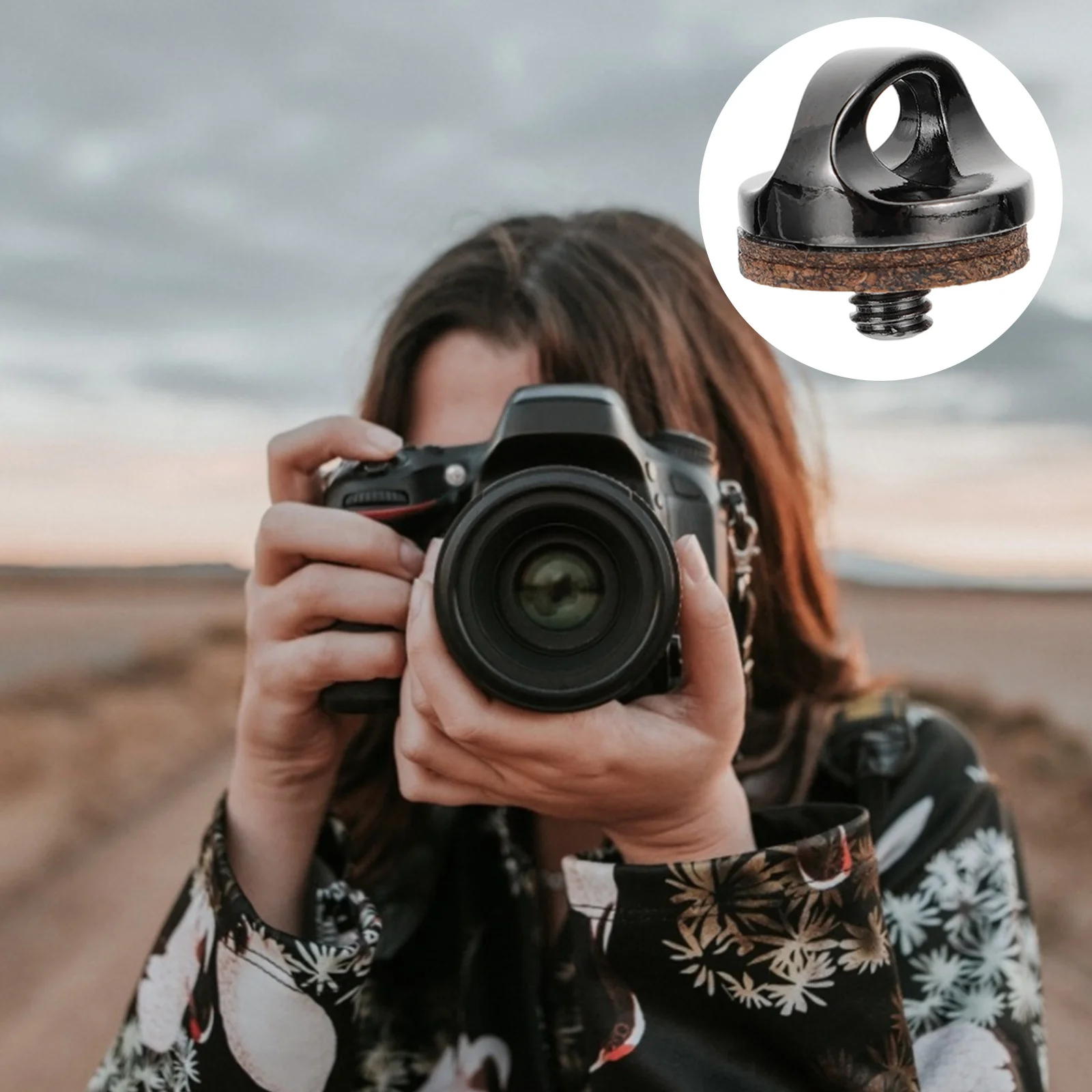 

4pcs 1/4 Inch Camera Neck Strap Screw Holder Wood Washer Quick Release For Camera Accessory Wrist Strap Mounting Photography