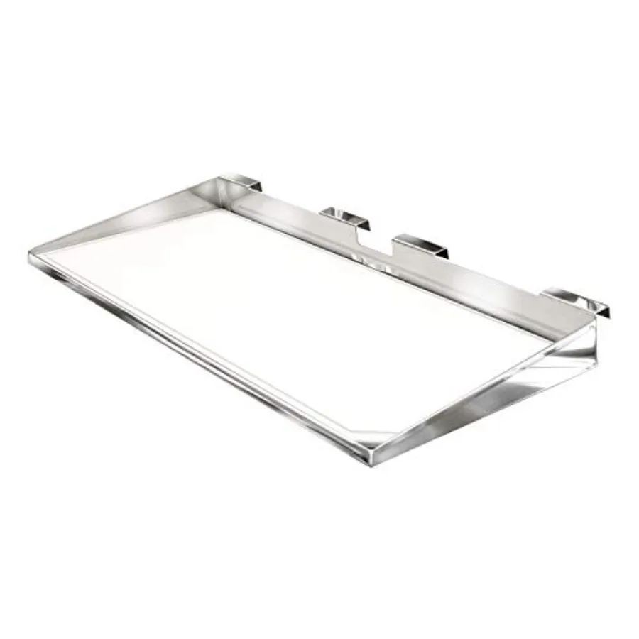 

A10-902 Marine Rectangular Grill Serving Tray 9" x 18" or Larger Grill Surface Stainless Steel Grill Tray BBQ Accessory Portabl