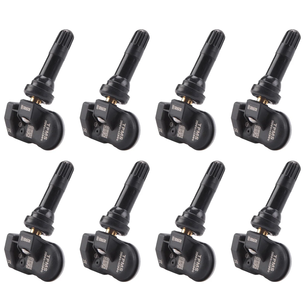 8Pcs TPMS Sensor 433MHz 315MHZ Universal 2 in 1 Programmable MX-Sensor for- Tire Pressure Monitoring