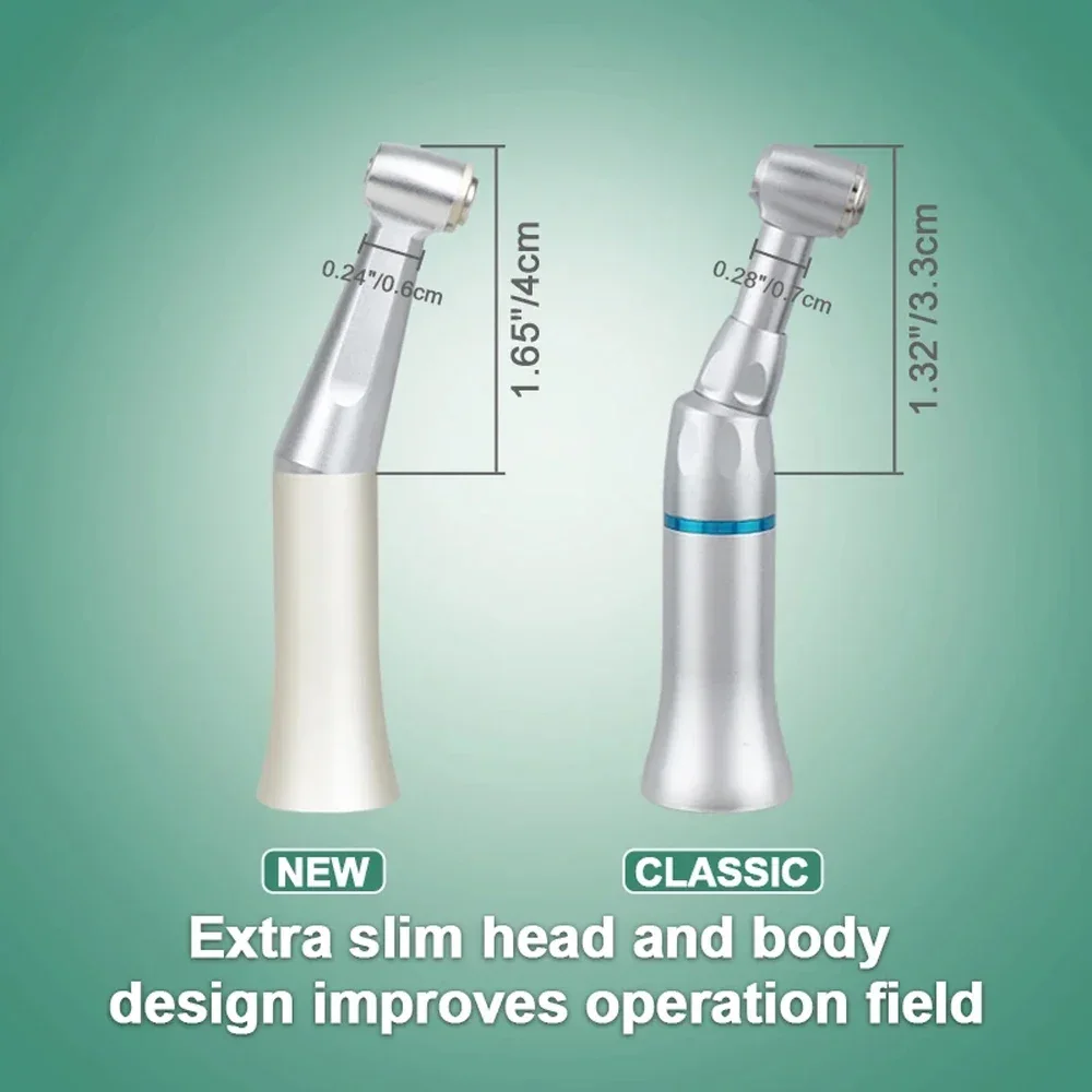 

FX Low Speed Handpiece, 2/4-Hole Motor External Spray Narrow Lightweight, Integrated Design, Ergonomic Contra Angle Dentist Tips