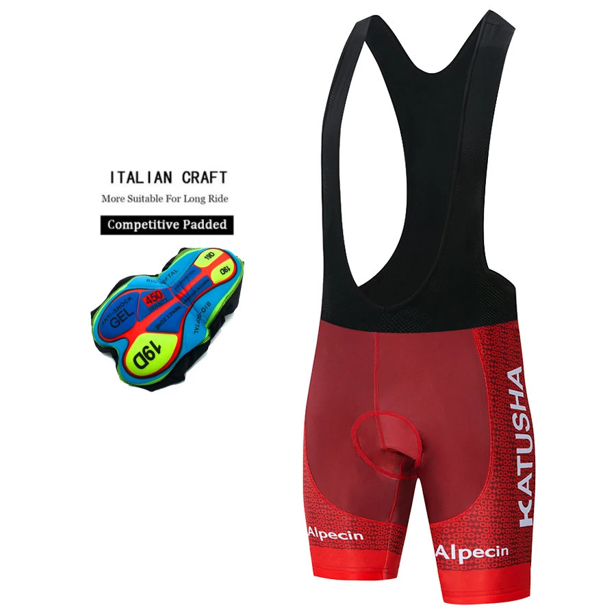 Pantalones cortos de ciclismo para hombre, con almohadilla de GEL 19D, mallas a prueba de golpes, transpirables, licra, triatlón, 2024