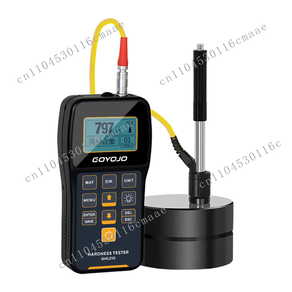 Hardness Tester Portable Rebound Meter Durometer HL HB HRB HRC HRA HV HS for Metal Steel Standard Hardness Block Gem Tester
