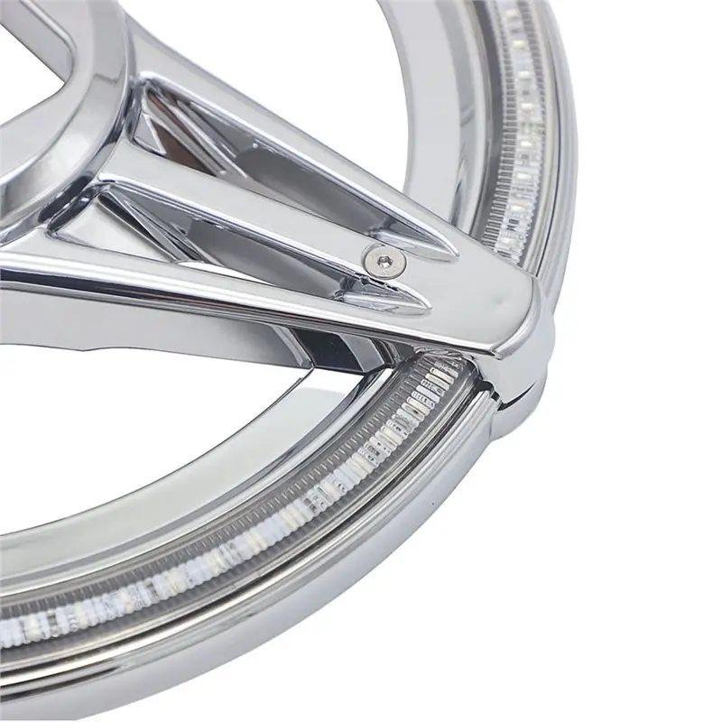 AB56-Turn Light Brake Disc LED Rotors Covers Cornering Lamp For Honda
