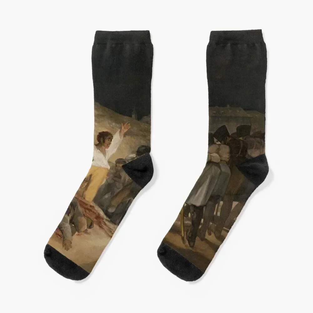 The Third of May 1808 Socks floral short Men Socks Luxury Brand Women's