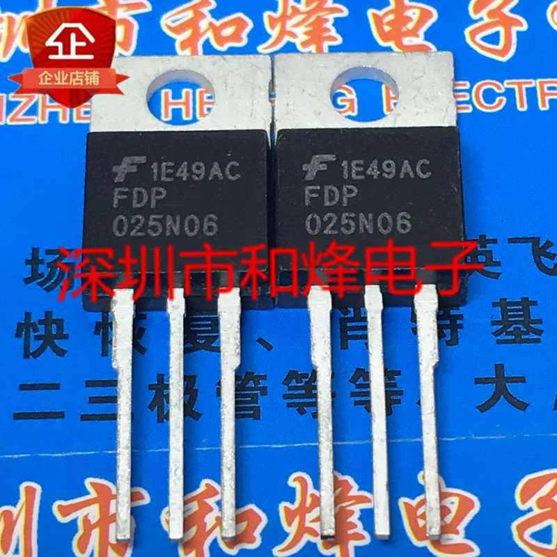 5PCS-10PCS FDP025N06  TO-220 60V 120A   New And Original On Stock