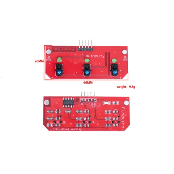 TCRT5000 DC 5V 3-Way Tracking and Tracing Module Robot Accessories