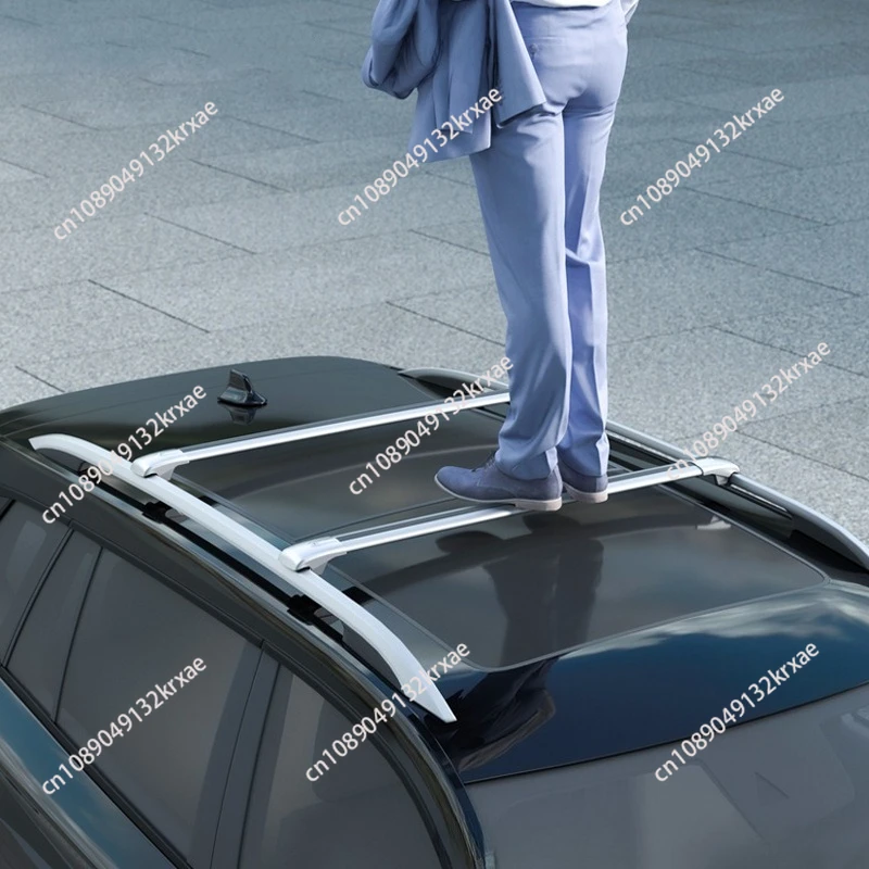 Universal SUV luggage rack aluminum alloy travel luggage crossbar roof rack load-bearing crossbar rack