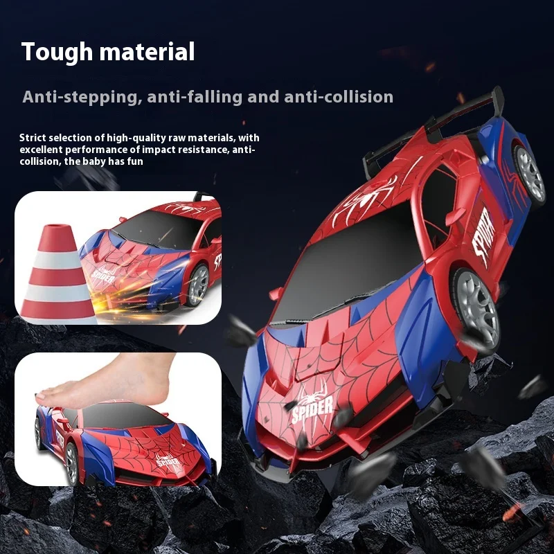 Symper CD0062 1:18rc 車ワンクリック変換スパイダーリモートコントロールカー電動子供のおもちゃロボットシミュレーションカーモデル