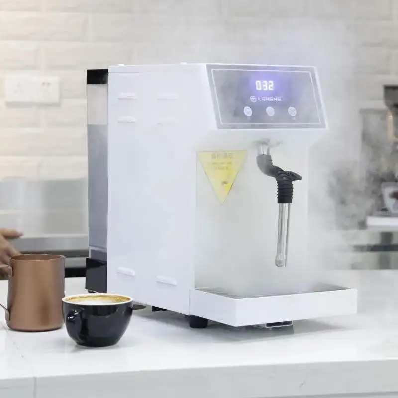 2250W Commercial Stainless Steel Milk Frother Steam Wand Pipe With Thermometer Control For Milk Tea Coffee Shop