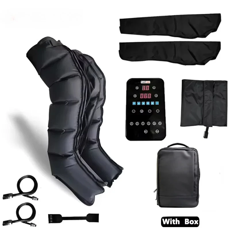 

Массажная система сжатия воздуха включает коробку для хранения, 6-камерный компрессионный насос, восстановительные ботинки, массажеры для ног, снимают мышечную усталость