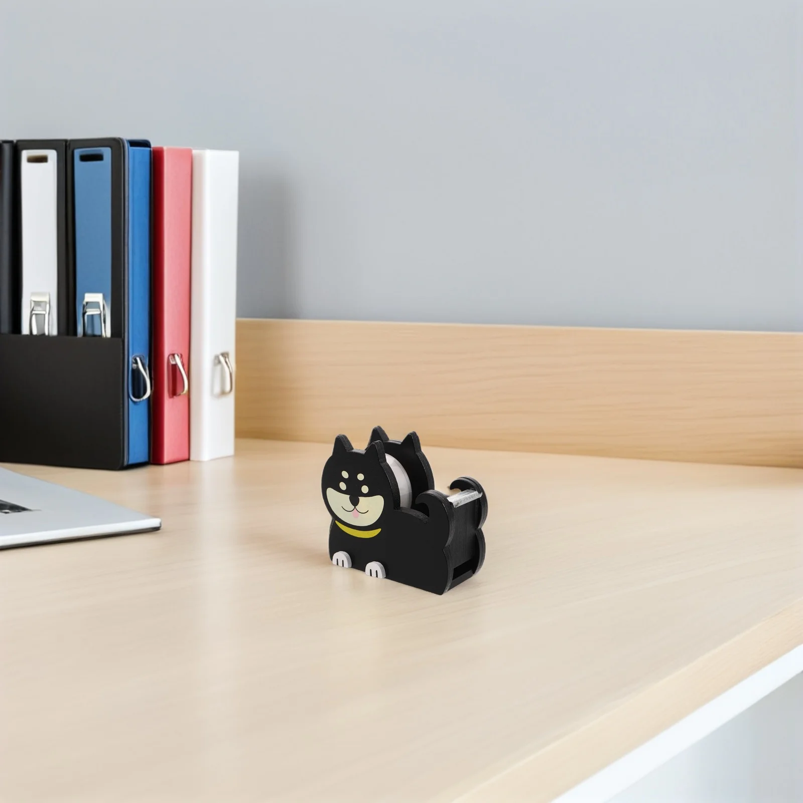 1Set Hund Band Dispenser Niedlichen Tier Desktop Handwerk Roller Für Schule Büro Diy Washi Masking Halter Tragbare Klebstoff Organizer