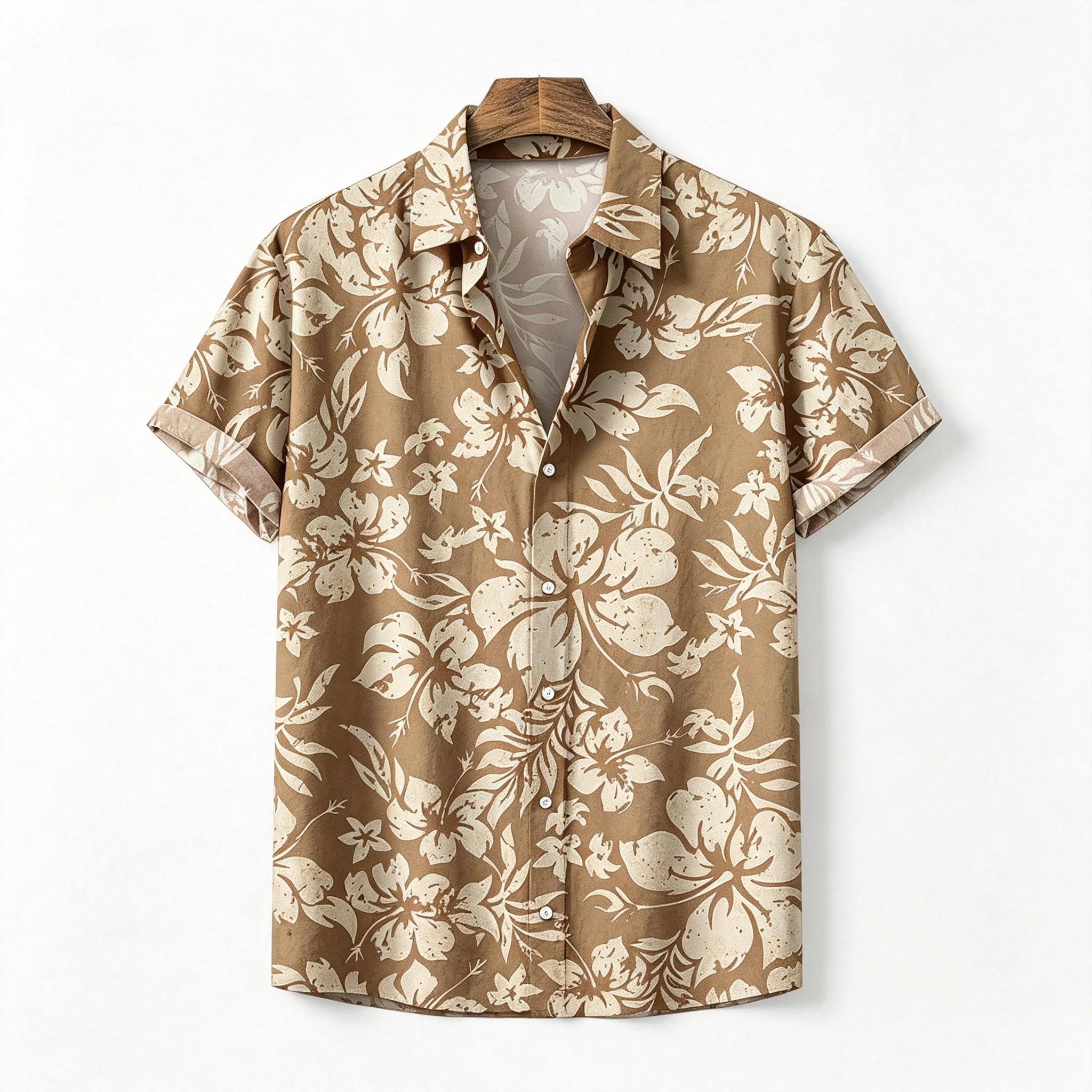 3D Printed Men's Hawaiian Floral Shirts - Trendy and Versatile Top