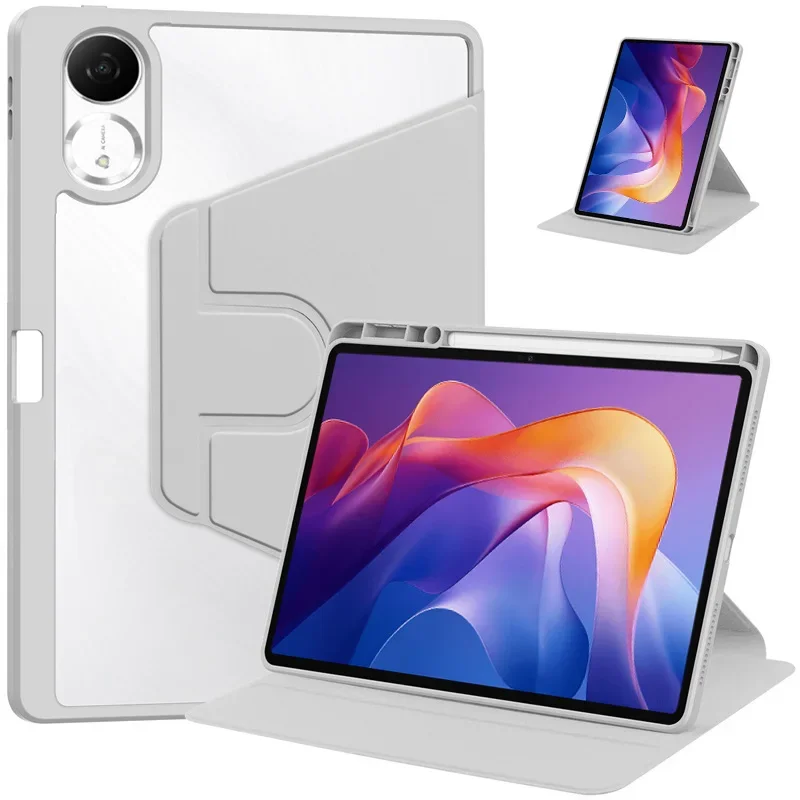 

Чехол Funda для Redmi Pad 2, 11 дюймов, вращающийся на 360 градусов акриловый чехол-подставка для Xiaomi Redmi Pad 2 2025, чехол с держателем для карандашей