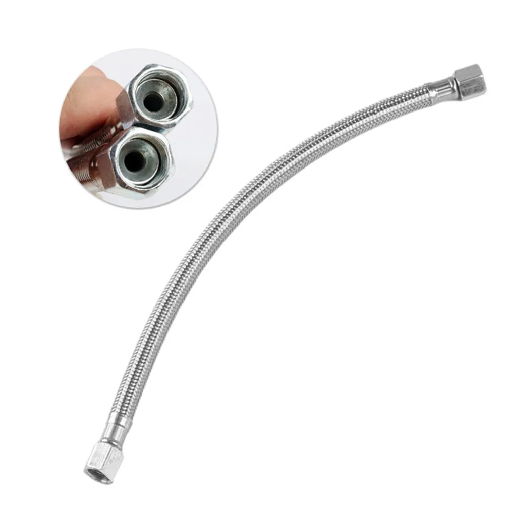 1PC Air Compressor Tube สแตนเลส 350 มม.Air Compressor ยืดหยุ่นท่อ Air ปั๊มตรวจสอบวาล์วเชื่อมต่อท่อ