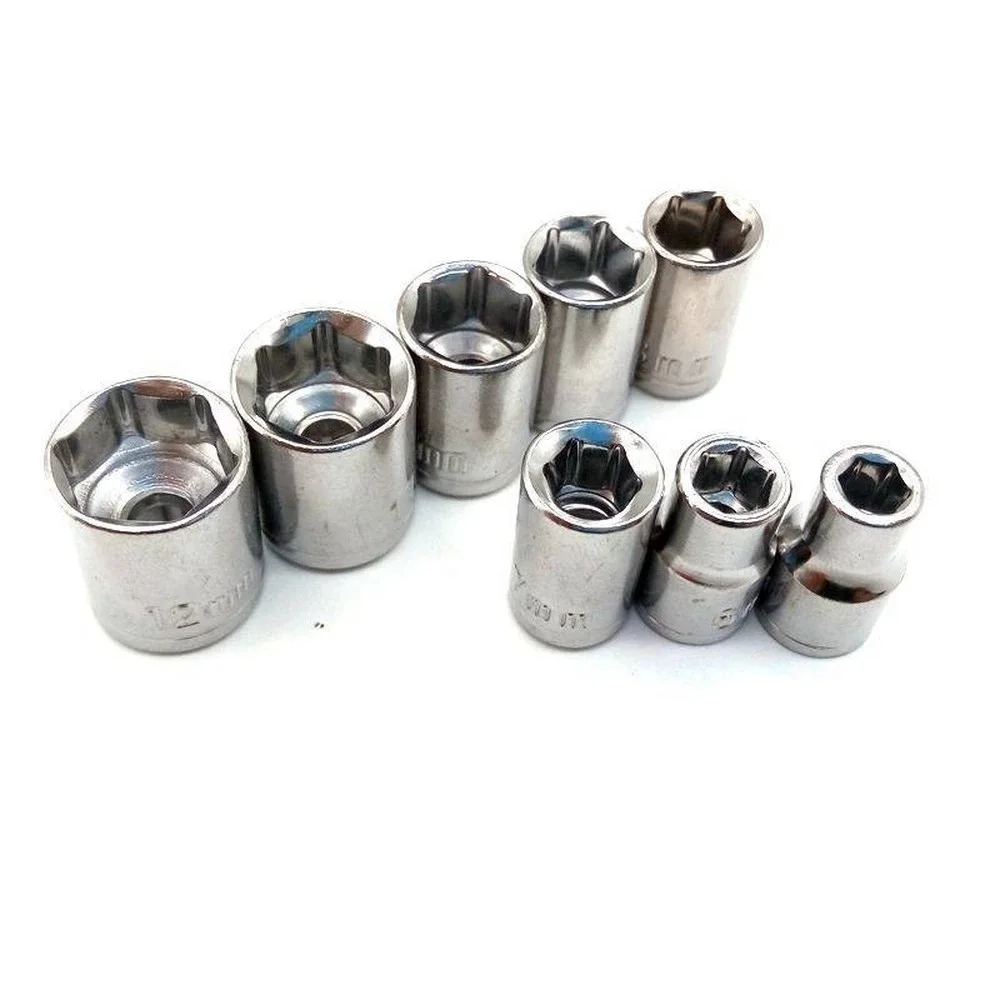 Accessories Socket Adapters Home Assembly Silver 5/6/7/8/9/10/11/12mm Electrical Maintenance Vehicle Maintenance