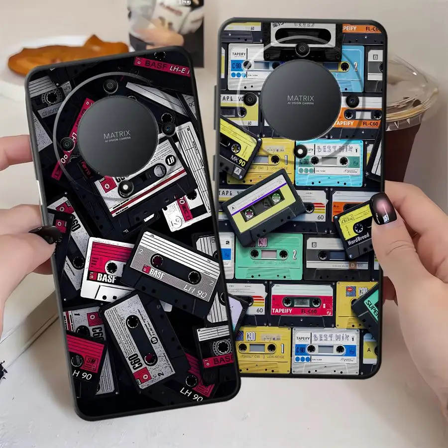 حافظة لهاتف Honor X7 8X X8 X9a X7a X9c 90 Lite 70 X9 نمط شريط محظوظ