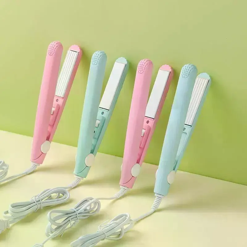 Mini Hair Curler Portable Curling Iron Ceramic Corrugate Dry Wet Volume Fluffy Curls Hair Styling Appliances Dropshipping Curl