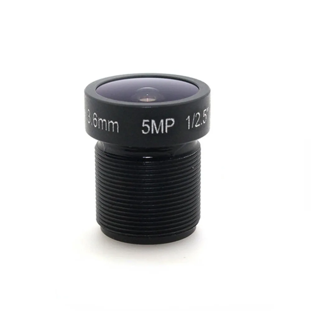 3.6mm 5MP  90° 1/2.5 F2 Focal Length Single Board Computer Lens Live Lens, High-definition Monitoring Lens