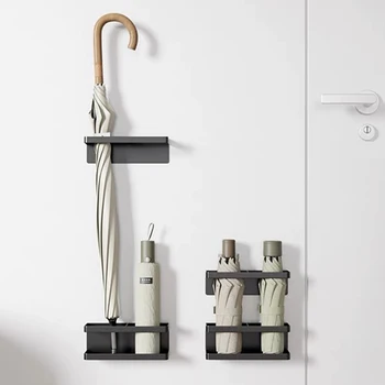 시나몬샵 화이트 메탈 마그넷 우산꽂이 거치대 