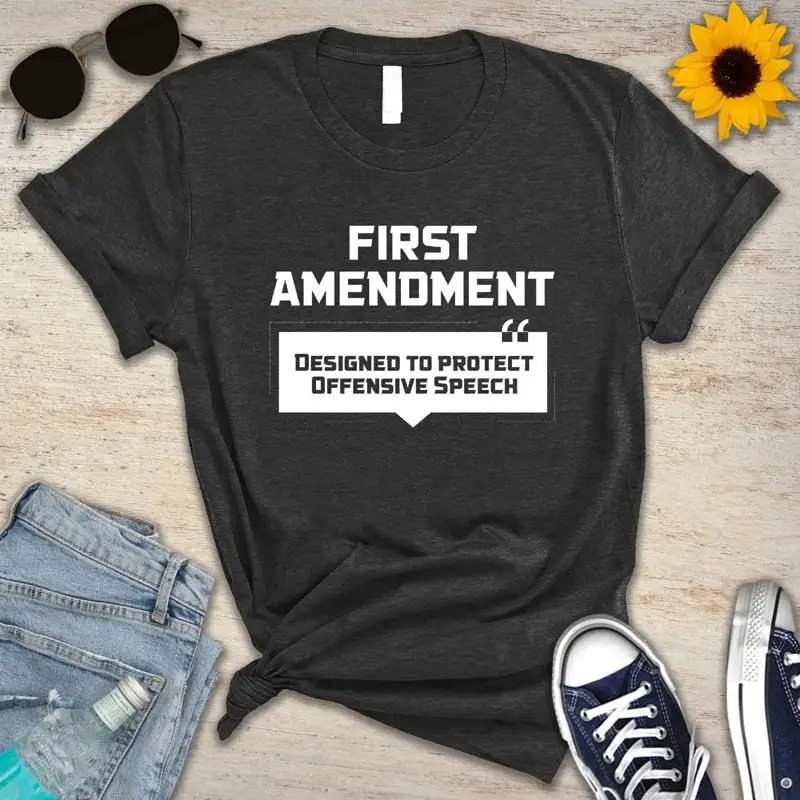 1St Amendment Protecting Offensive Speech Funny Christmas T Shirt For Women Sweat