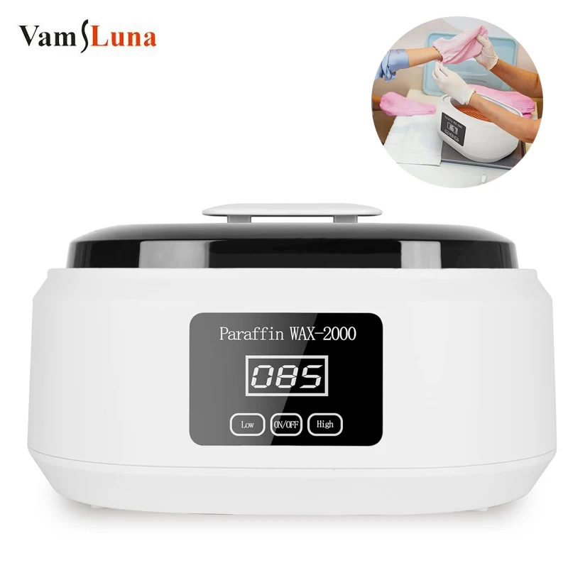 

Paraffin Wax Heater Bath Wax Pot Warmer Beauty Salon Spa Smooth Soft Skin Care Wax Machine for Wax Melts Hand Foot Therapy Tool