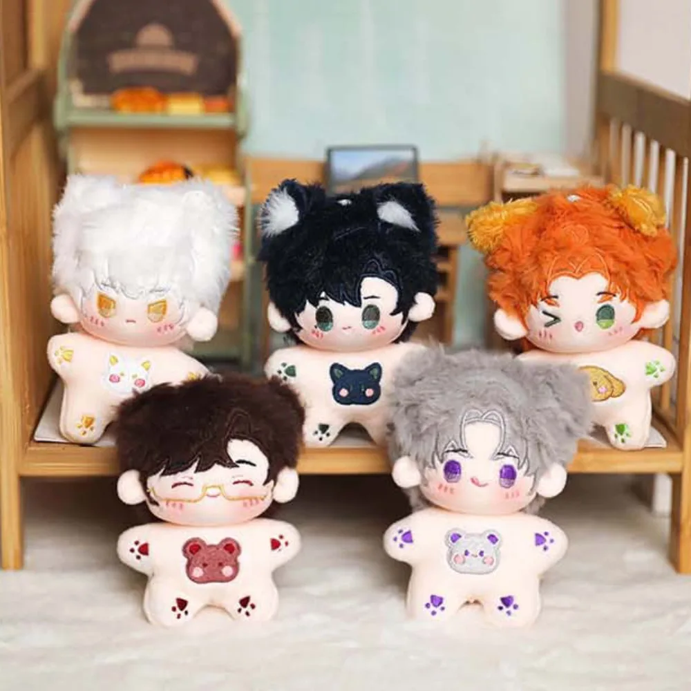 Starfish Shape Kawaii Anime Plush Star Dolls Idol Doll Plush Cute Star Cotton Doll Cartoon Stuffed 10cm Kawaii Mini IDol Doll