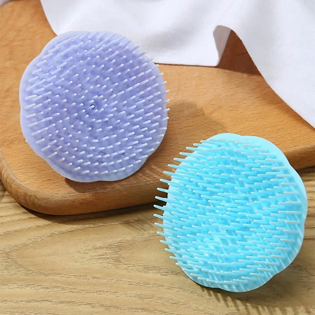 1-teilige Kopfhaut-Massage-Shampoo-Bürste, weiche Bürste zur Haarreinigung, Peeling, Kopfhautmassage, geeignet für Friseursalons
