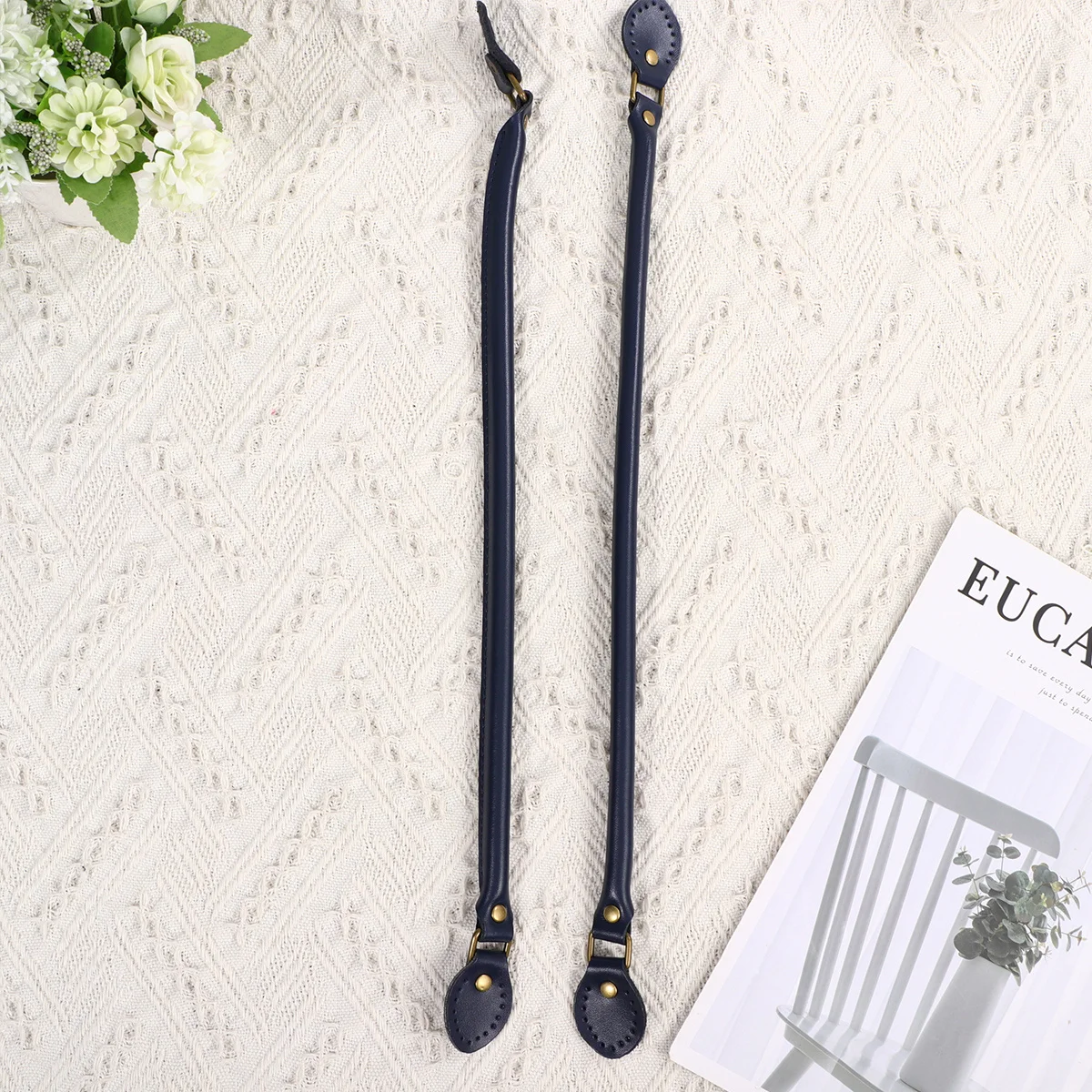 

1 Pair 60Cm Bag Strap Thickened Diy Sewing Replacement Tote Handbag Pouch Accessories Gem Blue