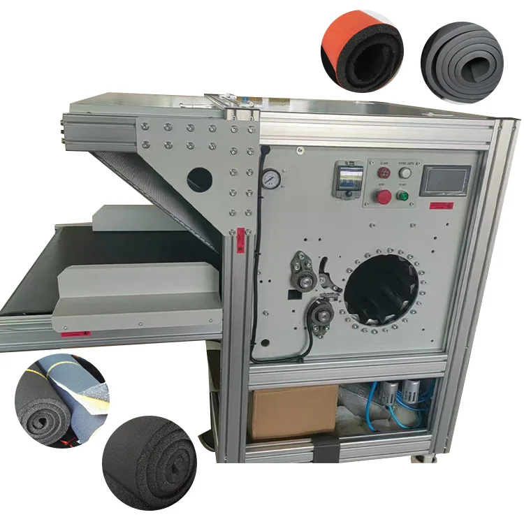 Rolled Pillow Quilt Bed Sheet Cover Blanket Rolling Packing Machine Mattress Roll Packing Machine