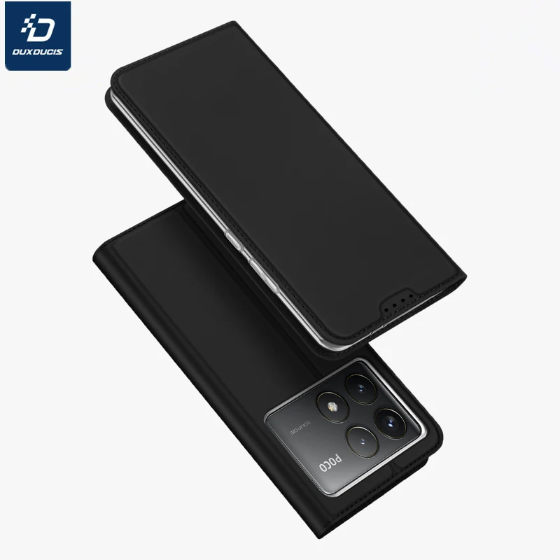 DUX DUCIS luxurious Flip ultrathin Leather Wallet Cace For Xiaomi Redmi K70 Magnetic skin Card Slot Shockproof Phone Cover