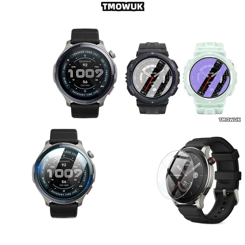 

For Amazfit GTR Cheetah Pro Active Edge Balance 2 Falcon 9H HD Anti - Scratch Tempered Glass Screen Shield