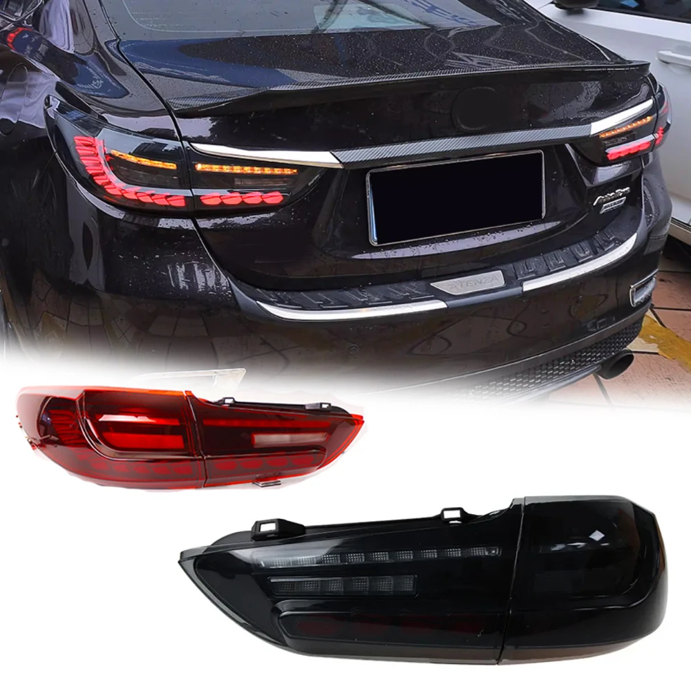 

Styling LED Tail Lights for MAZDA 6 Atenza 14-19 new style led DRL Car Taillights Assembly Signal Auto Accessories Modified Lamp