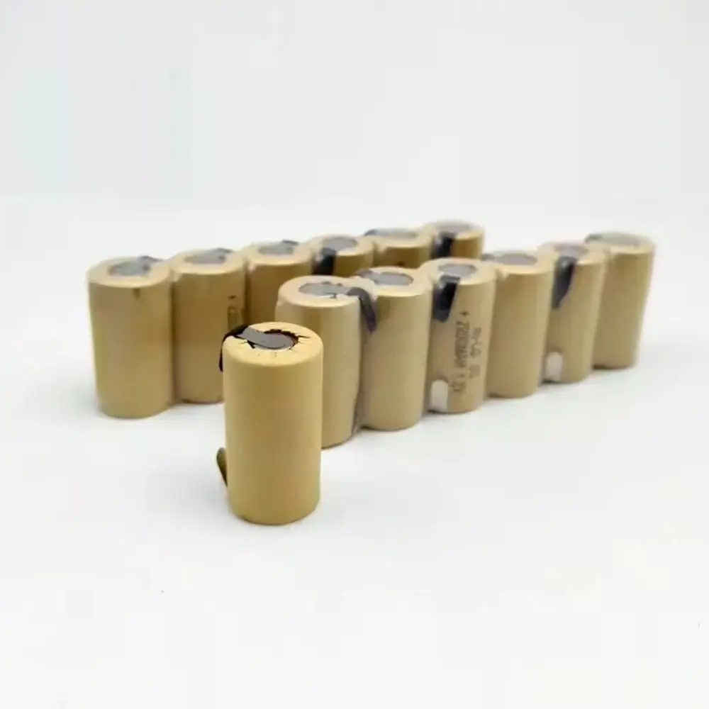 Screwdriver Electric Drill SC Batteries 1.2V 2800mAh Sub C Ni-Cd Rechargeable Battey With Tab Power Tool NiCd SUBC Cells