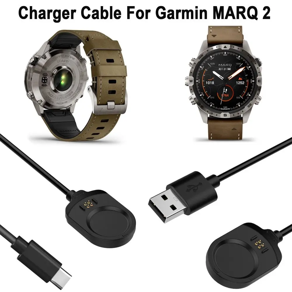 1M Dock Type C USB Adapter Base Charger Cradle Charging Cable For Garmin MARQ 2