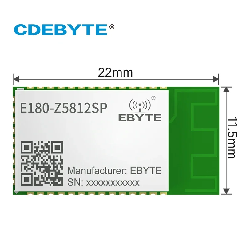 TLSR8258 2.4GHz Wireless Transceiver ZIGBEE3.0 E180-Z5812SP 200m ZigBee Module 12dBm Receiver PCB Stamp Hole RFID IoT