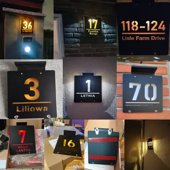 LED門牌號碼,發光地址號碼牌,金屬背光門牌號碼,金屬背光標誌,門牌號碼地址牌 10 最佳銷售 門牌號碼 - №4