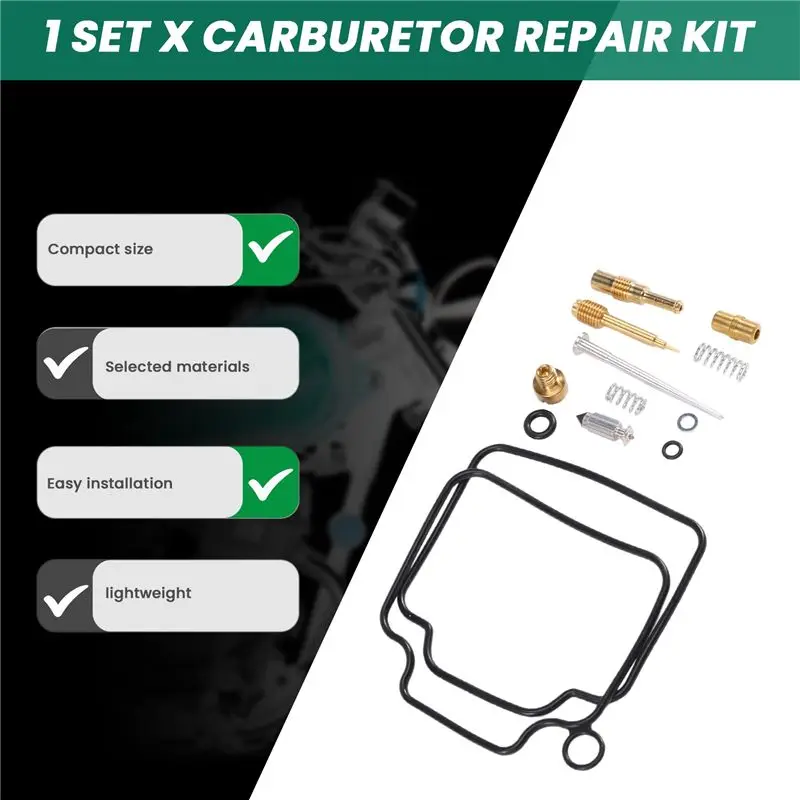 A01K-New Carb Carburetor Repair Kit For Honda Rebel 250 CMX250 C 1986-2012