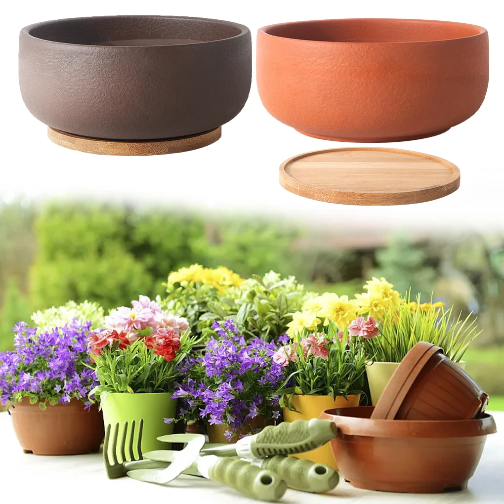 Exquisite Terracotta Planter - Fluent Line And Friendly To Environment Living Space Wear-proof